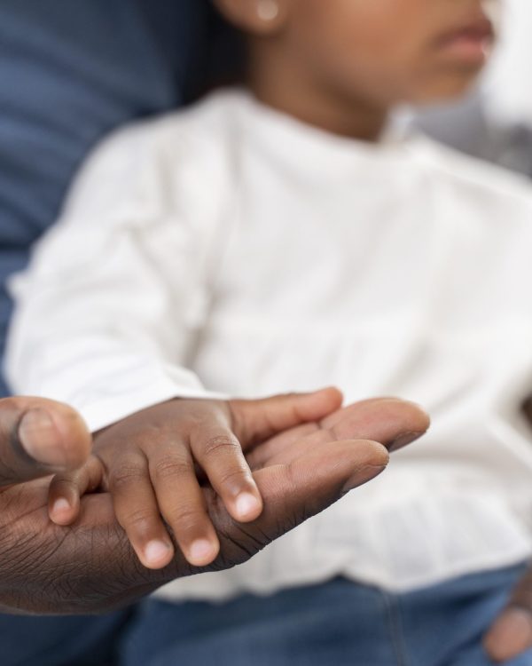man spending time with his little girl